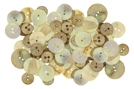 Mother of Pearl Buttons - 15 Pieces - 1 - Buttons - 10doigts.com - Buttons – 10doigts.fr