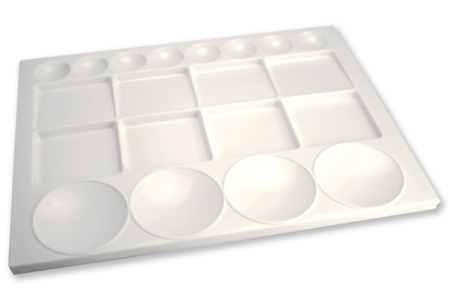 Large Plastic Palette 33 cm - 1 - Palettes and Storage - 10doigts.com - Palettes and Storage – 10doigts.fr