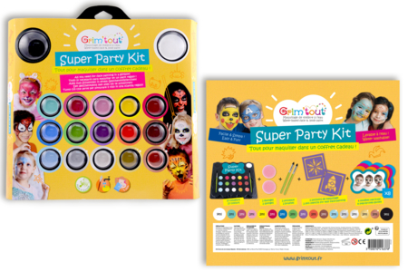 maxi set de pintura godet maquillaje - Maquillaje creativo para niños – 10doigts.fr
