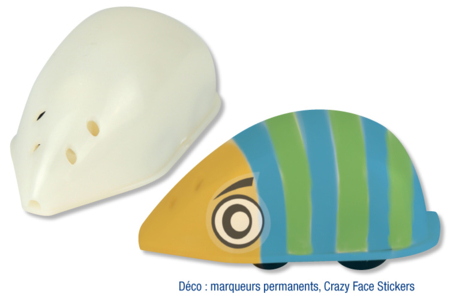Mecanismo de fricción para pastas SOFT y FOAM Clay: Rodillo - Herramientas de Modelado – 10doigts.fr