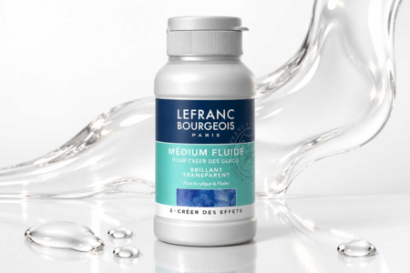 Médium Ultra Brillante Lefranc Bourgeois, 120 ml - Medios y auxiliares para pintura acrílica – 10doigts.fr