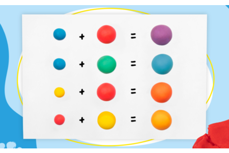 mezcla colores primarios - Pasta Moldear bebé – 10doigts.fr