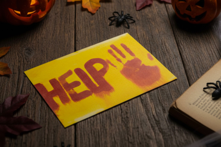 mensaje invisible dibujo infantil - Actividades manuales Halloween – 10doigts.fr