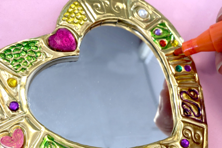 metal repujado espejo - Metal a repujar – 10doigts.fr