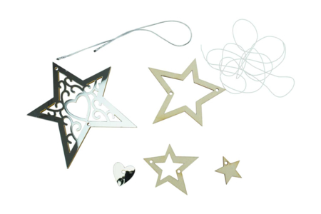 Assembly Kit: Star Garland - 2 - Christmas Garland and Ornaments - 10doigts.com - Christmas Garland and Ornaments – 10doigts.fr