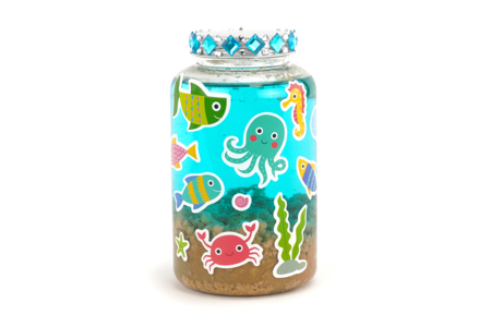 Aquarium in a Jar - 4 - Ocean Crafts: Dive into a Creative and Sensory World - 10doigts.com - Ocean Crafts: Dive into a Creative and Sensory World – 10doigts.fr