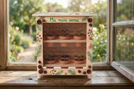 Mini serre de germination - 1 - Arts and Crafts Activities on the Theme of Nature for Children - 10doigts.com - Arts and Crafts Activities on the Theme of Nature for Children – 10doigts.fr