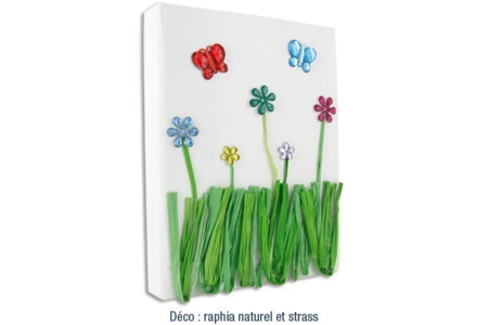mini lienzo - Rafia y Paja – 10doigts.fr