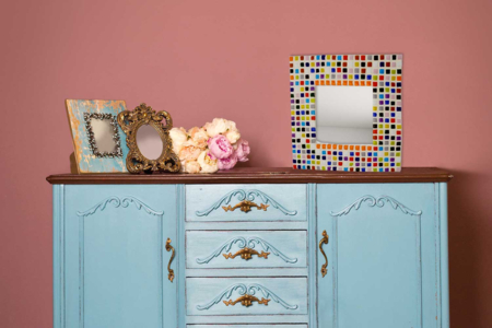 Mosaic Mirror - 6 - Mosaic Crafts - 10doigts.com - Mosaic Crafts – 10doigts.fr