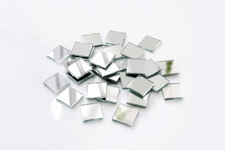 Square Mirrors 1.5 cm - 30 pieces - Adhesive Mirrors – 10doigts.fr
