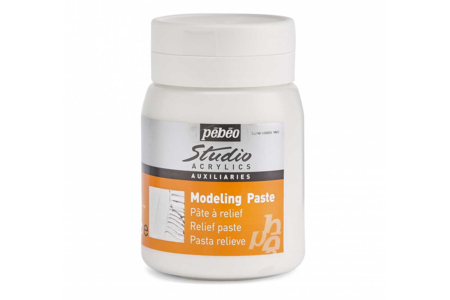 Modeling paste 500 ml - Mediums and additives for acrylic painting – 10doigts.fr