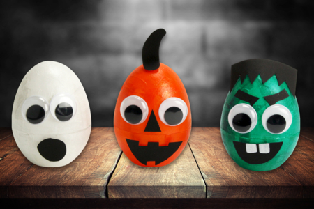 monstruos halloween luminosos calabaza fantasma niños - Actividades manuales Halloween – 10doigts.fr