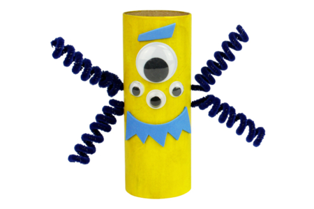 monstruos halloween rollo cartón papel higiénico - Actividades manuales Halloween – 10doigts.fr