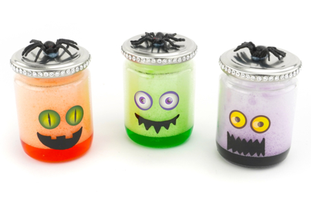 monstruos que espuma tutorial DIY niños halloween - Actividades manuales Halloween – 10doigts.fr