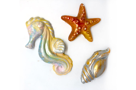 Thermoformed Mold - Ocean Theme - 3 - Molds for plaster, soap, concrete ... - 10doigts.com - Molds for plaster, soap, concrete ... – 10doigts.fr