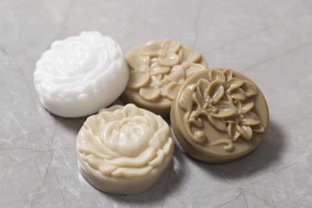 Flower Soap Molds - 4 Pieces - 1 - Soap Molds and Accessories - 10doigts.com - Soap Molds and Accessories – 10doigts.fr