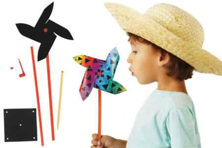 Scratch card windmill - Rainbow Crafts: Creative Tutorials for All Ages – 10doigts.fr