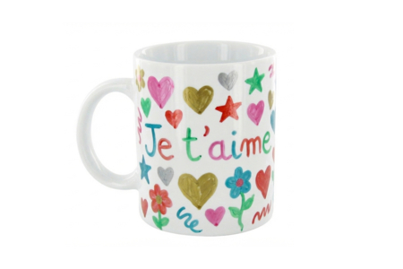 12 mugs en céramique + 6 marqueurs peinture - 3 - Decorative Ceramic Supports - 10doigts.com - Decorative Ceramic Supports – 10doigts.fr