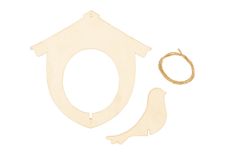 Hanging Decorations "Birdhouse and Bird" - 6 Pieces - 4 - Hanging Decorations and Wall Decor - 10doigts.com - Hanging Decorations and Wall Decor – 10doigts.fr
