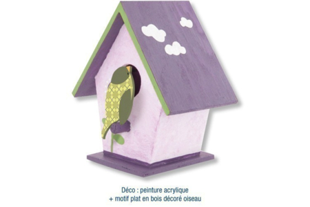 Casa de pájaros de madera - Nidos, comederos de madera – 10doigts.fr