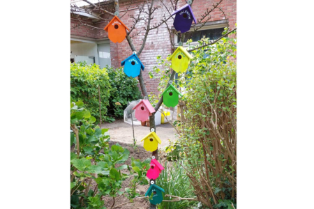 Raw Wood Birdhouse to Decorate - 15 cm - 8 - Wooden Birdhouses and Feeders - 10doigts.com - Wooden Birdhouses and Feeders – 10doigts.fr