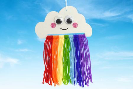 Rainbow Clouds to Weave - 6 Pieces - 2 - Ready-to-use Kits - 10doigts.com - Ready-to-use Kits – 10doigts.fr