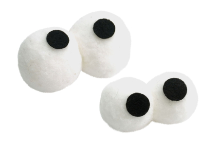 Pom Pom Eye Pairs - 6 Pieces - 3 - Googly Eyes - 10doigts.com - Googly Eyes – 10doigts.fr