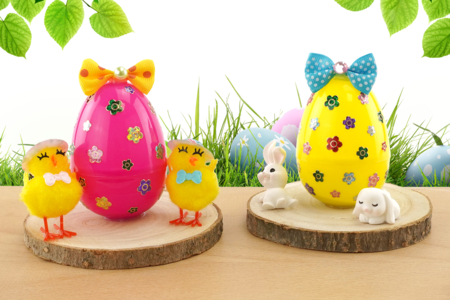 Mini conejitos de resina - 6 piezas - Accesorios decorativos de Pascua – 10doigts.fr