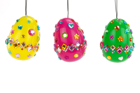 oeufs de pâques strass lumière - Actividades manuales DIY Pascua – 10doigts.fr