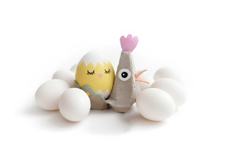 Plastic Eggs 6 cm - 10 Pieces - 3 - Opaque Plastic - 10doigts.com - Opaque Plastic – 10doigts.fr