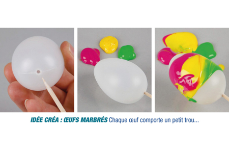 Plastic Eggs 6 cm - 10 Pieces - 13 - Opaque Plastic - 10doigts.com - Opaque Plastic – 10doigts.fr