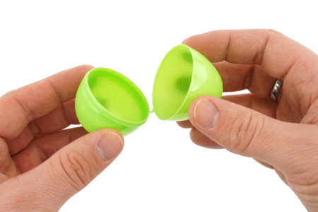 Plastic Fillable Eggs - 12 pcs - 2 - Creative Easter Eggs - 10doigts.com - Creative Easter Eggs – 10doigts.fr