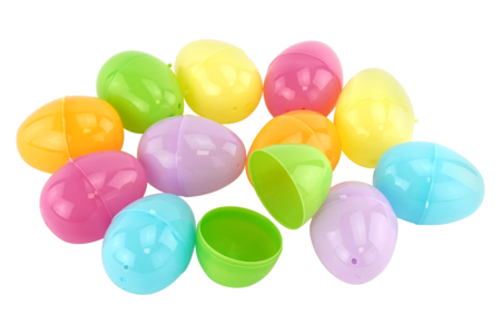Plastic Fillable Eggs - 12 pcs - 1 - Creative Easter Eggs - 10doigts.com - Creative Easter Eggs – 10doigts.fr