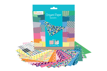 Geometric Origami Paper - 60 Sheets - 6 - Origami Papers - 10doigts.com - Origami Papers – 10doigts.fr