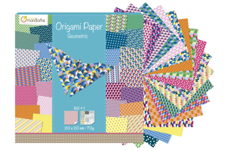 Geometric Origami Paper - 60 Sheets - 3 - Origami Papers - 10doigts.com - Origami Papers – 10doigts.fr