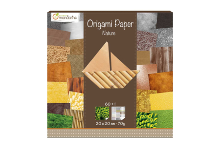 Nature Origami Paper - 60 Sheets - 4 - Origami Papers - 10doigts.com - Origami Papers – 10doigts.fr