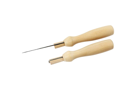 Wooden Handle + 5 Felting Needles - 5 - Felting, carded wool - 10doigts.com - Felting, carded wool – 10doigts.fr