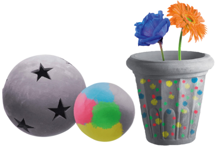 Pasta de modelar de 500 gr efecto hormigón - Pasta de modelar autoendurecible – 10doigts.fr