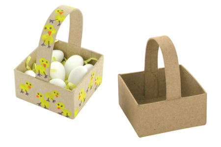 Paper Mâché Basket - 6 - Easter Baskets - 10doigts.com - Easter Baskets – 10doigts.fr