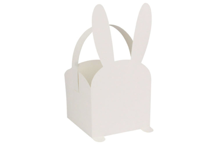 Bunny Basket Kit + Stickers - 4 pcs - 3 - Cardboard Boxes and Baskets - 10doigts.com - Cardboard Boxes and Baskets – 10doigts.fr