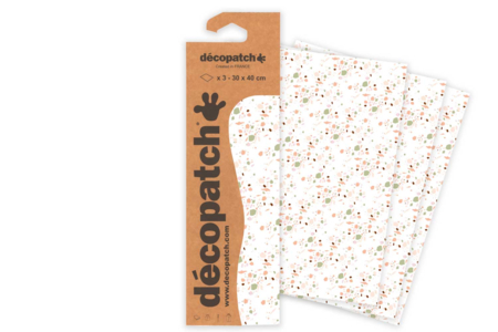 Terrazzo Decopatch Paper - 3 Sheets No. 878 - 3 - Decopatch Papers - 10doigts.com - Decopatch Papers – 10doigts.fr