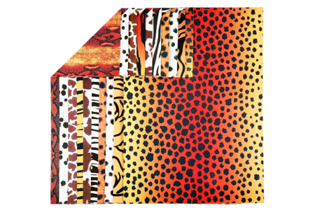 Patterned Paper "Animals", A4 Size - 10 Sheets - 1 - Patterned Papers - 10doigts.com - Patterned Papers – 10doigts.fr