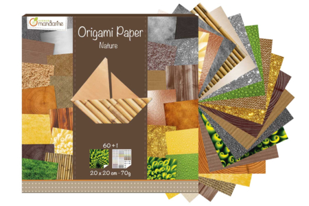 Nature Origami Paper - 60 Sheets - 2 - Origami Papers - 10doigts.com - Origami Papers – 10doigts.fr