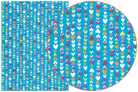 papel decopatch pequeños corazones - Papel DECOPATCH – 10doigts.fr