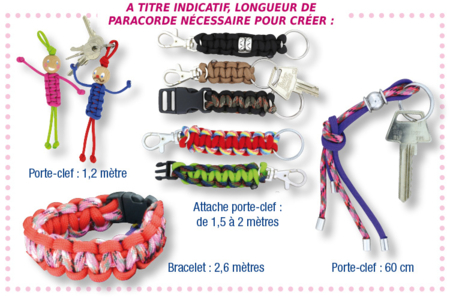 Paracord Cords - 6 Pieces - 7 - Paracord - 10doigts.com - Paracord – 10doigts.fr