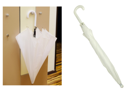 paraguas blanco personalizable para niños - Plástico Opaco – 10doigts.fr