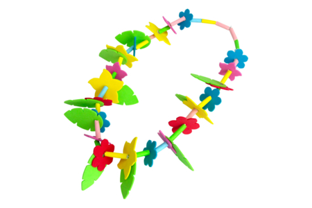 Foam Rubber Hawaiian Necklaces - 1 - Carnival, Mardi Gras Crafts - 10doigts.com - Carnival, Mardi Gras Crafts – 10doigts.fr