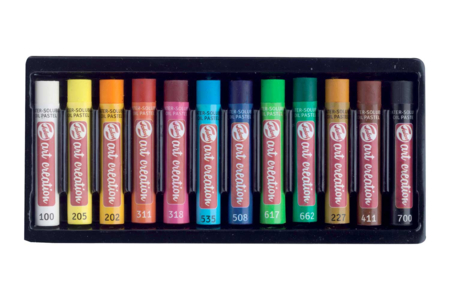 Pasteles al óleo, soluble à l'eau  12 pcs - Pasteles y Carboncillos – 10doigts.fr