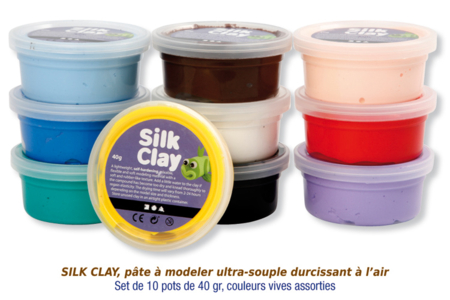 Pasta de modelar SILK CLAY - Actividades manuales cuadros: crear y decorar en gran formato – 10doigts.fr