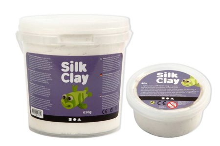 Pasta de modelar Soft Clay blanca ultra-sútil - Pasta de modelar autoendurecible – 10doigts.fr